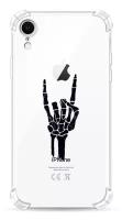 Противоударный силиконовый чехол на Apple iPhone XR (10R) / Айфон Икс Р с рисунком Rock for a skeleton