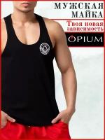 Майка Opium, размер XL, черный