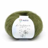 Пряжа для вязания Astra Premium 'Воздух' (Air), 50г, 140м (42% шерсть, 42% акрил, 16% полиэстер) (09 зеленый), 3 мотка