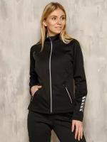 Куртка спортивная женская CROSS sport Тжс-044 (44, Черный)