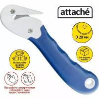 Нож канцелярский Attache для вскрытия упаковочных материалов, цв.синий
