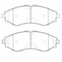 PN0374 Тормозные колодки дисковые NiBK (Черные)