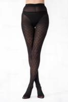 Колготки Pretty Polly Diamond Tights, 40 den, размер S-L, черный