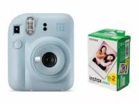 Комплект Фотоаппарат Fujifilm Instax Mini 12 Blue (голубой) + Картридж Glossy 800 20шт