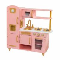 Кухня игровая KidKraft Винтаж, цвет: розовый с золотом