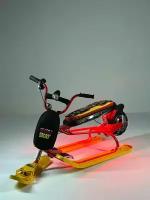 Электроснегоскат детский SnowSkat с подсветкой и колесом цепью. Новинка 2023