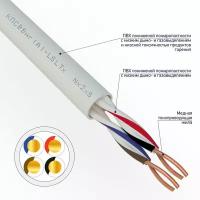 Кабель для пожарной сигнализации Rexant кпсввнг(А)-LSLTx 2x2x0,75 кв. мм (бухта 200 м)