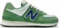 Кроссовки New Balance 574, размер 8,5 US, зеленый