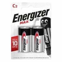 Батарейка Energizer MAX LR14 BL2, упаковка 2 шт