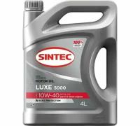 Полусинтетическое моторное масло SINTEC LUXE 10W-40 API SL/CF, 4 л