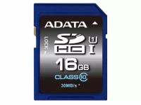 Флеш карта SD 16GB A-DATA SDHC Class 10 UHS-I