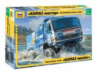 Сборная модель автомобиля KAMAZ 43509 от бренда ZVEZDA в масштабе 1/72