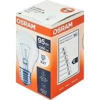 Лампа накаливания Osram Clas FS1 E27 230 В 95 Вт груша 1260 лм теплый белый цвет света