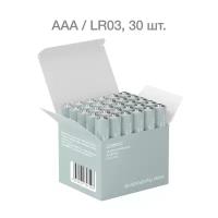 Батарейки мизинчиковые алкалиновые COMMO Everyday Batteries, LR03-ААА, 30 штук в упаковке