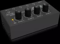 Behringer HA400 миниатюрный 4-канальный усилитель для стереонаушников