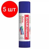 Клей-карандаш ErichKrause Extra 5 шт, 21 грамм