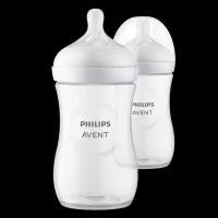 Philips Avent Бутылочка для кормления медленный поток Natural Response 1+ SCY903/02 260 мл 2 шт