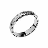 Кольцо обручальное Эстет, серебро, 925 проба, размер 16