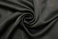 Ткань Креп-сатин матовый серый, мышиный, ш128см, 0,5 м