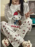 Пижама с шортами для дома и сна Hello Kitty