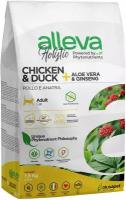 ALLEVA HOLISTIC ADULT CAT CHICKEN & DUCK беззерновой для взрослых кошек с курицей, уткой, алоэ вера и женьшенем (1,5 кг)