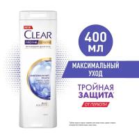 Clear шампунь против перхоти для женщин Максимальный объем 400 мл