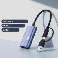 Карта видеозахвата Acasis VC-002 HDMI - USB / Type C с частотой 4K 30Hz 1080p