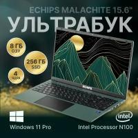 Echips Malachite NQ15E (Intel Celeron N100 1.1Ghz/8192Mb/256Gb SSD/Intel UHD Graphics/Wi-Fi/Bluetooth/Cam/15.6/1920x1080/Windows 11 Pro)