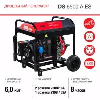 Дизельный генератор Fubag DS 6500 A ES (однофазный)