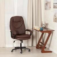 Компьютерное кресло TetChair Comfort LT офисное, обивка: искусственная кожа, цвет: коричневый 36-36