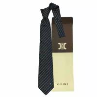 Лаконичный галстук в полоску Celine 838498