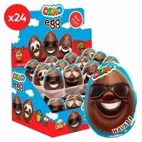 Шоколадное яйцо Solen Ozmo Egg Face (Турция), 20 г (24 шт)