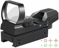 Коллиматорный голографический прицел для охоты и спорта OpticView Bestsight 1х22х33 RG Weaver