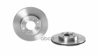 BREMBO 09. c145.10 (0986479U49 / 09C14510 / 25443) диск тормозной передн. Honda (Хонда) Jazz (Джаз) II (Комплект 2 штуки)