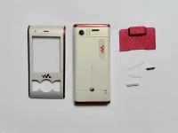 Корпус Sony Ericsson W595 белокрасный