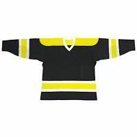 Джерси Волна Хоккейная майка ВОЛНА, размер 46, черный, желтый