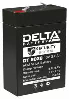 Аккумулятор для ИБП Delta DT 6028 (6V 2.8Ah)