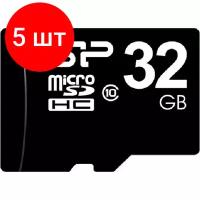 Карта памяти Silicon Power micro SDHC Card Class 10 + SD adapter