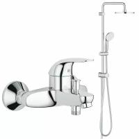 Душевая система GROHE New Tempesta 200 со смесителем для ванны, хром (NB0046/S)