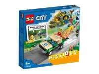 Конструктор LEGO Миссии по спасению диких животных City (60353)