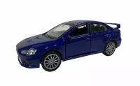 Модель машины 1:38 Mitsubishi Lancer EVO X синий Welly 43655