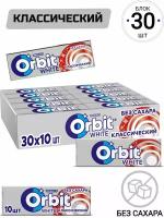 Жевательная резинка Orbit White Классический, без сахара, 13.6 г, 30 шт. в уп