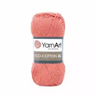 Пряжа для вязания YarnArt 'Eco Сotton XL' 200гр 220м (85% хлопок, 15% полиэстер) (779 оранжевый), 5 мотков