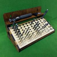 СВ Модель 5089 сборная деревянная Подставка-органайзер для сверл