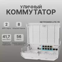 Управляемый коммутатор Mikrotik netPower Lite 7R CSS610-1Gi-7R-2S+OUT