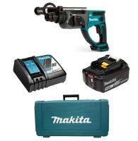 Аккумуляторный перфоратор 3-х режимный SDS+ Makita DHR202RT (18V, 5Ah, Li-Ion)