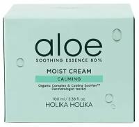 Holika Holika Aloe Soothing Essence 80% Moist Cream Увлажняющий крем для лица, 100 мл