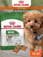 Сухой корм Royal Canin Mini Adult для собак мелких размеров от 10 месяцев до 8 лет 15 кг (для мелких пород) / Роял канин мини эдалт