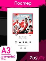 Постер Spotify One Direction картины интерьерные