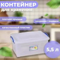 Контейнер для хранения продуктов DDStyle Clear 5,5л